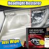 Car Headlight Restoration Polishing Kit - Scratch Remover & Oxidation Cleaner Repair Paste for Headlamp Assembly