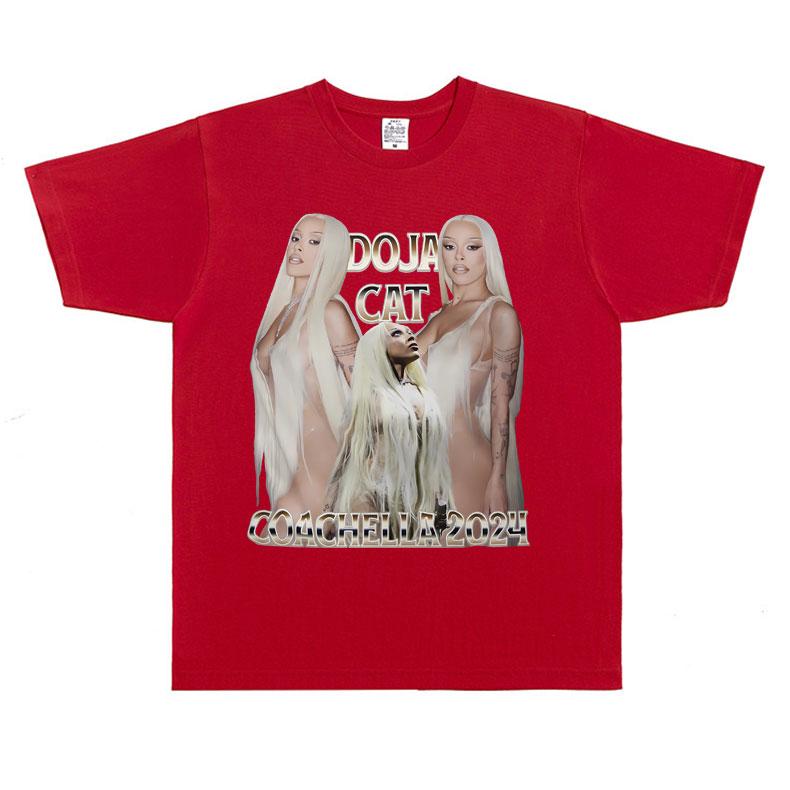 Sexy Doja Cat Graphic Print T Shirt Short Sleeve Unisex Women Hip Hop Oversized Tshirt Male Cotton Tees Unisex's Vintage Streetwear