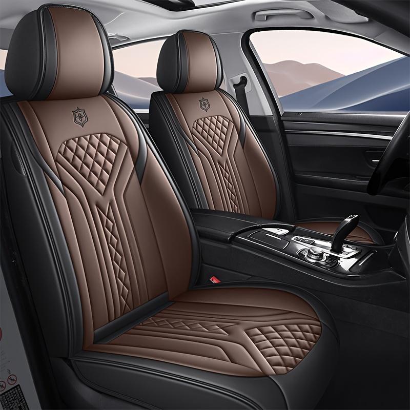 All-Season Universal Car Seat Cushion, Full-Coverage Car Seat Cover, Wear-Resistant Faux Leather Car Seat Cover, 5-Seater Car Cushion