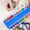 50-Hole Cross Stitch Row Line Board Craft Storage Holder Knit Tools Accessory with Marking Card Efficient for DIY Sewing Storage