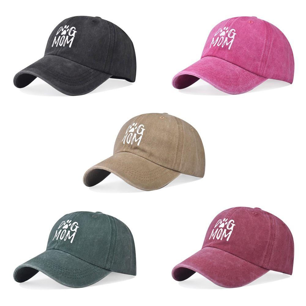 Adjustable MOM Embroidery Baseball Caps Vintage Sunscreen Hats Fashion Baseball Hats  Men Women