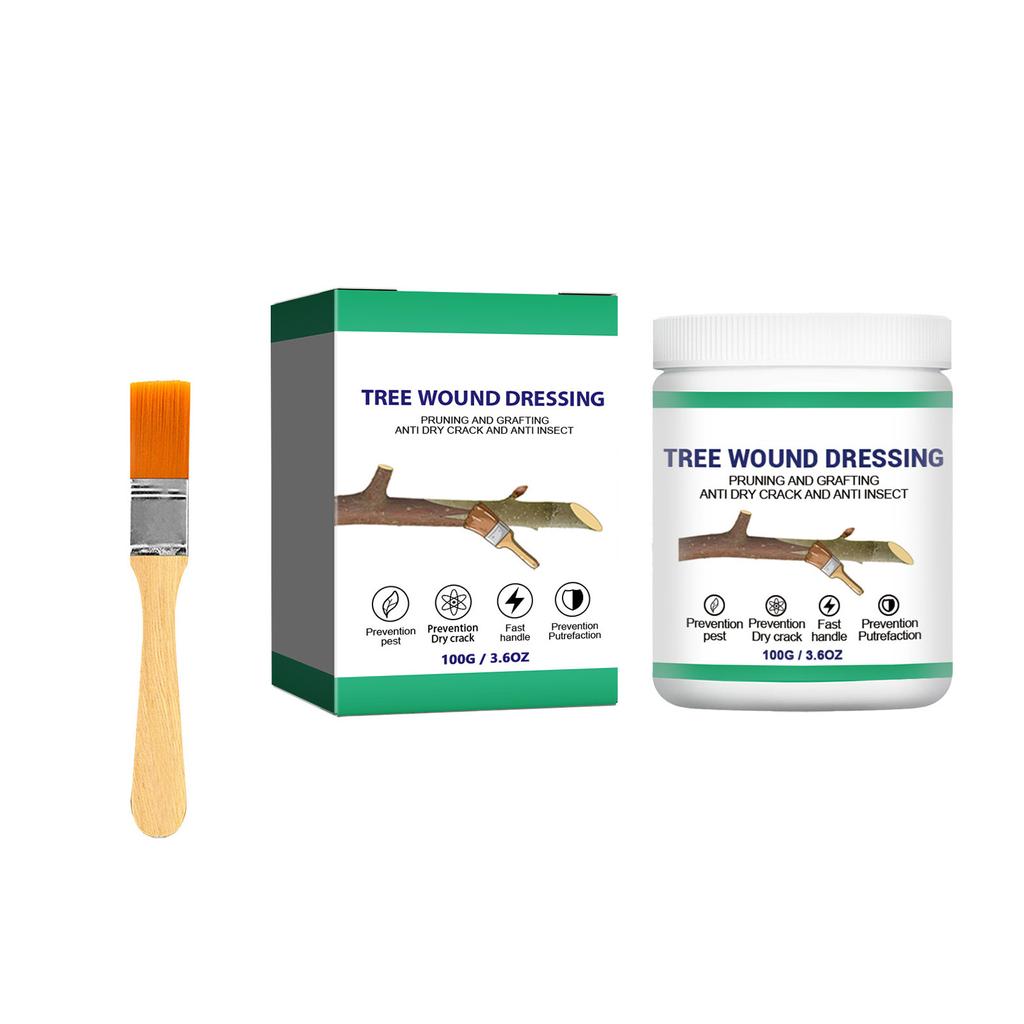 Wundversiegelung für Bäume, Wundschnittversiegelung, Baumpfropfzubehör, Wundversiegelung für Bäume, Heilpaste, Bonsai-Schnittpaste, 100 g