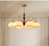 Wabi-Sabi Vintage Persimmon Pendant Light - Retro Solid Wood Eye-Protecting Fixture for Living Room, Study, Bedroom