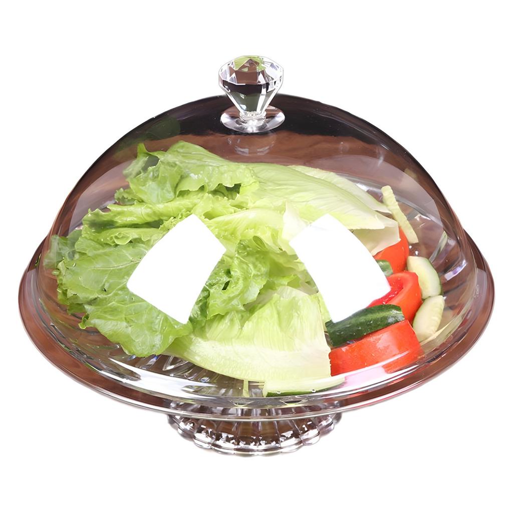 Acrylic Food Food Cover  Cover Plastic Round Vegetable Cover Fresh Cover Transparent Cover Bowl Cover  Cover PC