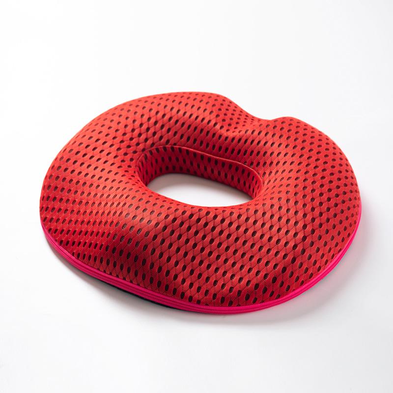 Ergonomic Hemorrhoid Relief Cushion: Breathable, Hollow Design for Pregnancy & Postpartum Comfort