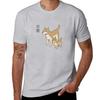 Nichijou - Buddy Shiba Inu T-Shirt Funnys Oversizeds Big and Tall T Shirts for Men