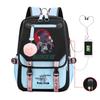 Ghost extermination surrounding animation schoolbag large capacity with usb academy wind junior high school student casual backpack