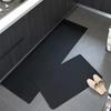 Kitchen Long Rug Waterproof Pvc Floor Mat Non-slip Leather Carpet Home Decoration Black Oil-proof Area Rugs Alfombra De Cocina