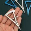 1PC Mini Leather Spacing Gauge 0-20MM Screw Adjustable Manual DIY Leather Making Scriber with Scale Edge Marker
