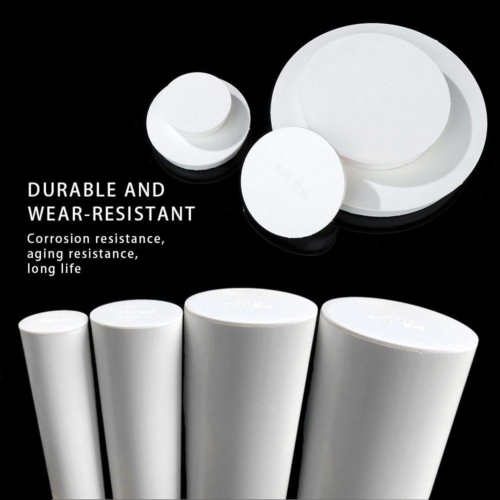 3/5/10pcs PVC Pipe Cap Decor Cover Fall Tube Insert Plugs Water Stop Hose End Connectors Hardware Fitting