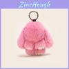 Zachte En Gezellige Pluche Konijnenbont Sleutelhanger Schattig Cadeau Voor Meisjes In Verschillende Kleuren