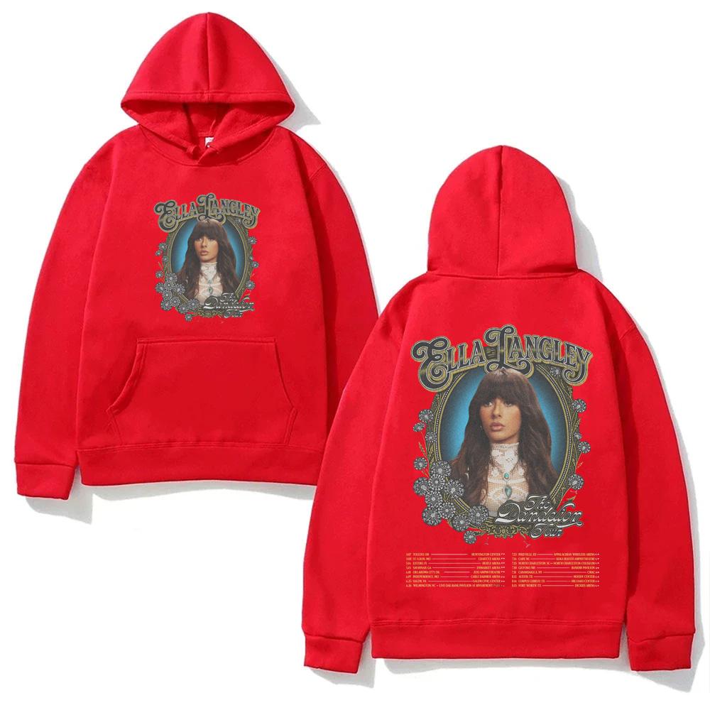 Black Dandelion Tour 2026 Hoodie New Style Ella Langley TOUR Aesthetic Hoody Classic Soft Punk Hooded Pullovers Fleece XXXL красный 2290₽