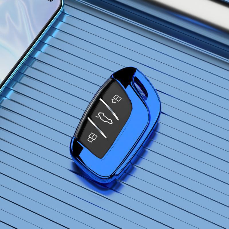 MG HS Key Cover: Full Protection, High-Grade Luxury Shell with Chain