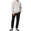 Li-Ning Felpa con cappuccio stampata serie Anti-Five con lettere Felpa da uomo Fiore-Grigio Piastrella-Grigio AWDT475-3