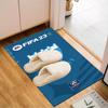 Malmö Ff Crest Design Rug Game Carpet, Floor Mat for Bedroom Living Room Entryway Rug, Home Decor Idea Gift for Christmas birthday