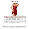 Women Sleeveless Sleepwear Dress Heart Printing Spaghetti Straps Summer Nightwear Pajamas Red M