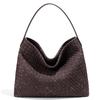 New Hand-Woven Matte Armpit Bag Large-Capacity Commuter Bucket Bag Fashionable Versatile Shoulder Messenger Bag
