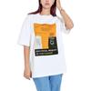 Uniqlo X Jean-Michel Basquiat Collaboration SS24 Letter Print Round Neck Short Sleeve T-Shirt Unisex Tops White 466082-00