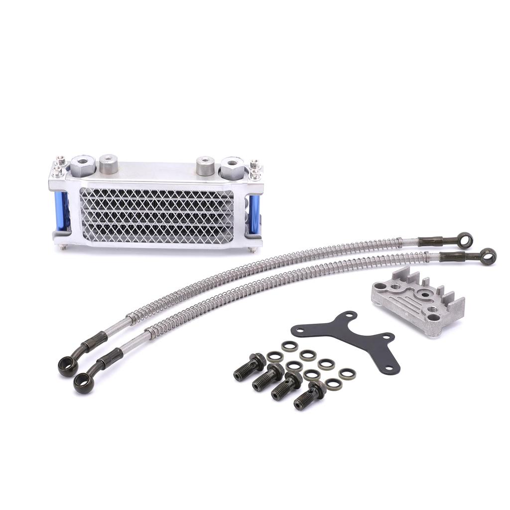 Oil Cooling Cooler Radiator Motorcycle Oil Cooler Set For 50 70 90 110 125 140cc Dirt Bike Monkey Bike DAX Pocket Bike ATV Moto