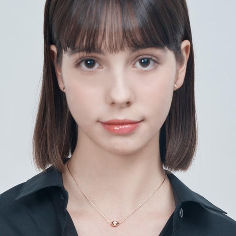 ELLE Jewelry Vivid Cubic Bullet Necklace ELBRNN213