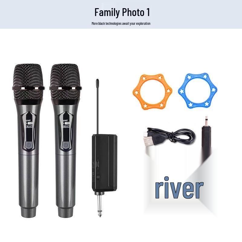 Universal Wireless Microphone & Outdoor Speaker for Live Singing and Broadcasts
