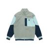 Chaqueta Deportiva Retro Sherpa Collage con Logo para Hombre Esmeralda 534678-79