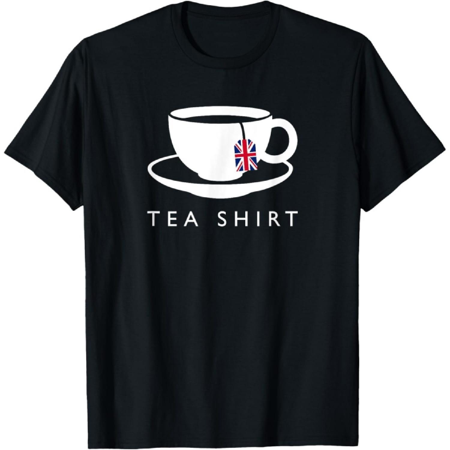 I Love English Tea UK Flag T-Shirt S
