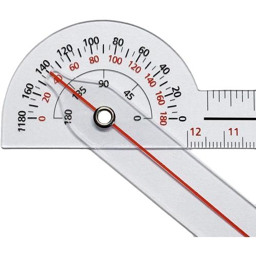 TAKUMED Plastic Goniometer, Pocket Size, Type C (Set of 2)
