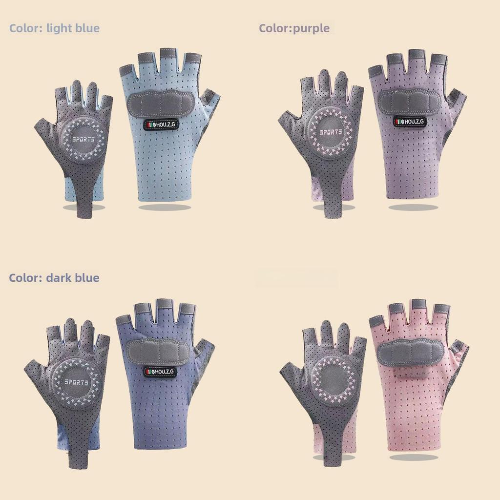 Childrens Cycling Gloves With Ice Silk Breathable Material For Summer Outdoor Protection