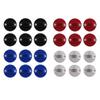 6PCS Hard Top Quick Removal Fastener Thumb Screw with D Rings Billet Aluminum for  JK JLU JT