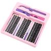 Diy Single Tuft False Eyelashes Natural Dense Mixed Segmented 10-16M Eyelashes