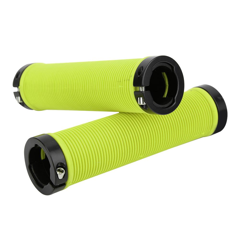 

1 пара пластиковых велосипедных ручек с противоскользящим покрытием, фиксирующиеся, для горного велосипеда