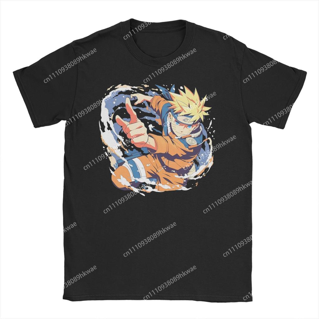 Japanese Anime Unisexga Graphic Tshirt For Unisex Unisex Narutoes Vintage Cotton Tees Crewneck Short Sleeve T Shirt Gift Idea Tops