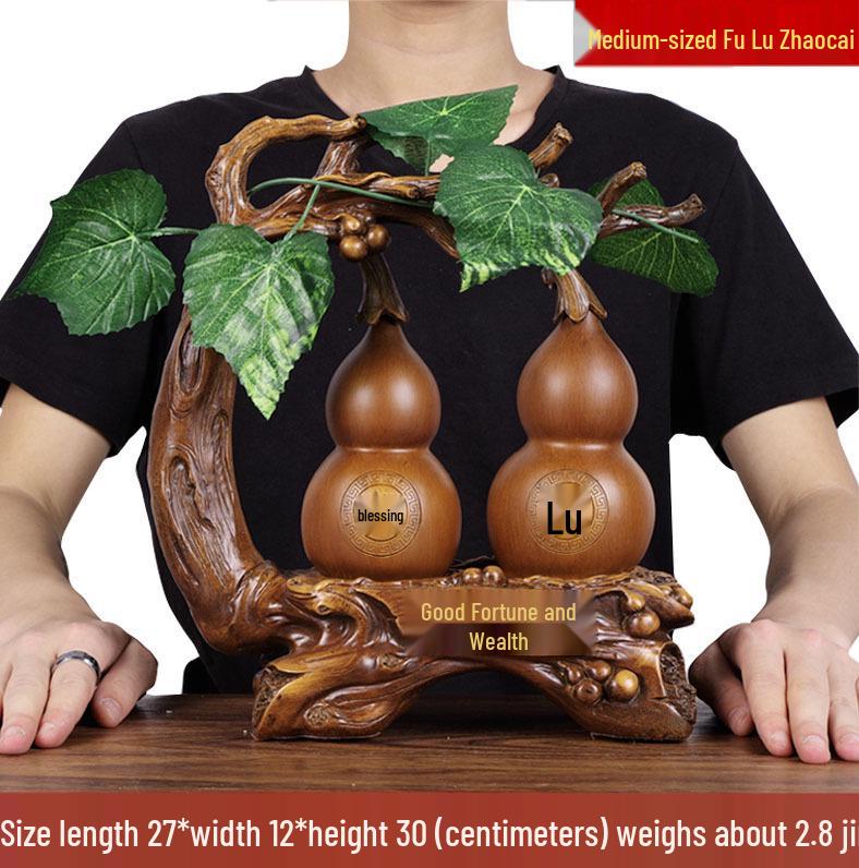 Chiński Styl Przyciągający Bogactwo Ornament Pixiu Tykwa do Gabloty na Wino do Salonu lub Biura