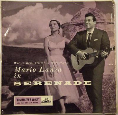 LP Record MARIO LANZA - Mario Lanza In Serenade ALP1365 His Master's Vo 1956 UK Soundtracks & Musicals Used