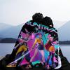 Hot Anime Hot Virtual Girl Group HUNTR/X Print Fleece Throw Blanket Super Soft Warm for Travel Office Home Fans Must-Have Gift