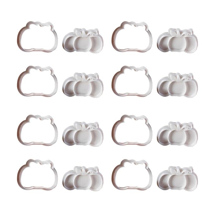 8 Pack Biscuit Molds Baking Accessories Cats Shape Cookie Moulds Biscuit Molding Baking Supplies Suitable for Baking