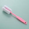 Durable Soft Bristle Toilet & Bathtub Brush with Cup for Guesthouse and Household Cleaning