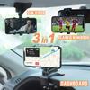 Suporte de Carro Universal para Celular 360°, Montagem no Painel, Suporte Multifuncional para Celular Para Celulares de 3 a 6,5 Polegadas
