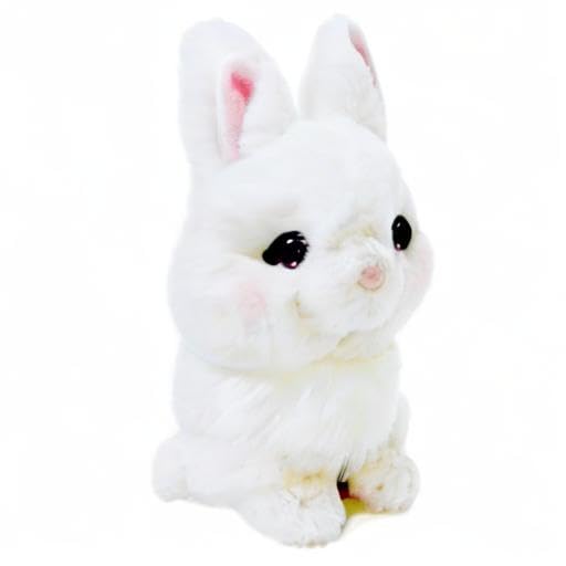 Sun Lemon Lapinu Dwarf Hotto Plush Animal Rabbit P-4562, 14.9 x 9 x 17.3 cm