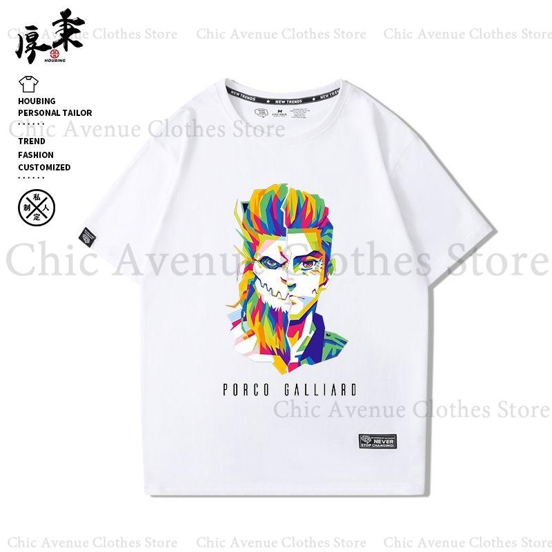 

Anime Attack on Titan Series Print Tshirt Fashion Streetwear Cotton Summer Tops Short Sleeve Tee Daily Clothing for Women Unisex S