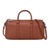 Daylong Adjustable Detachable Shoulder Strap Front Concave Embossed Logo Leather Shoulder Crossbody Handbag Medium Women Handbag 10271HFK504