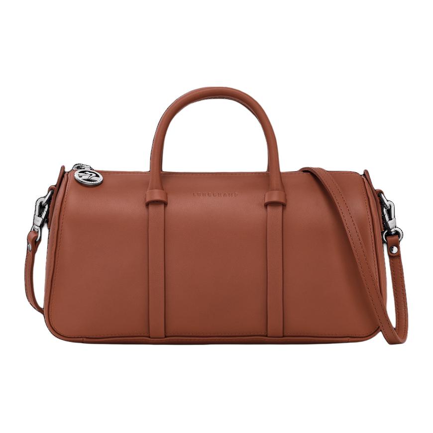 

Longchamp Daylong Adjustable Detachable Shoulder Strap Front Concave Embossed Logo Leather Shoulder Crossbody Handbag Medium Women handbag 10271HFK504 Basic Set (Bag+Dust Bag)