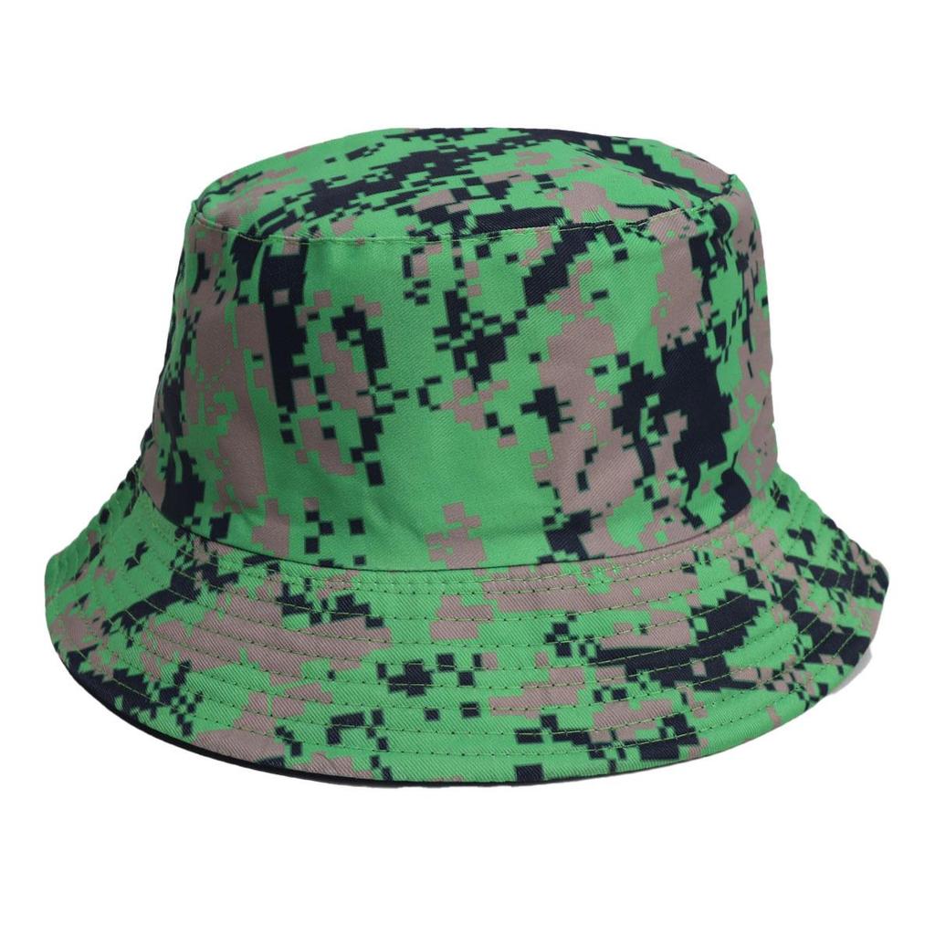 Unisex Double-Sided Bucket Hat - Spring/Summer Sun Protection, Colorful Tie-Dye Hip Hop Style