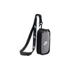 New Nike Club Polyester Polyurethane One Shoulder Crossbody Cell Phone Pouch Regular Unisex Black HF3595-091
