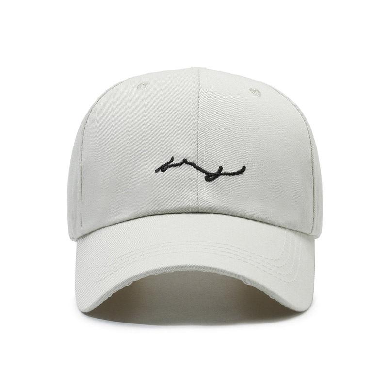 Hat Men's and Women's Embroidered Baseball Cap Cap Cap Korean Version Casual Fashion Outdoor Versatile Simple Fishing Visor