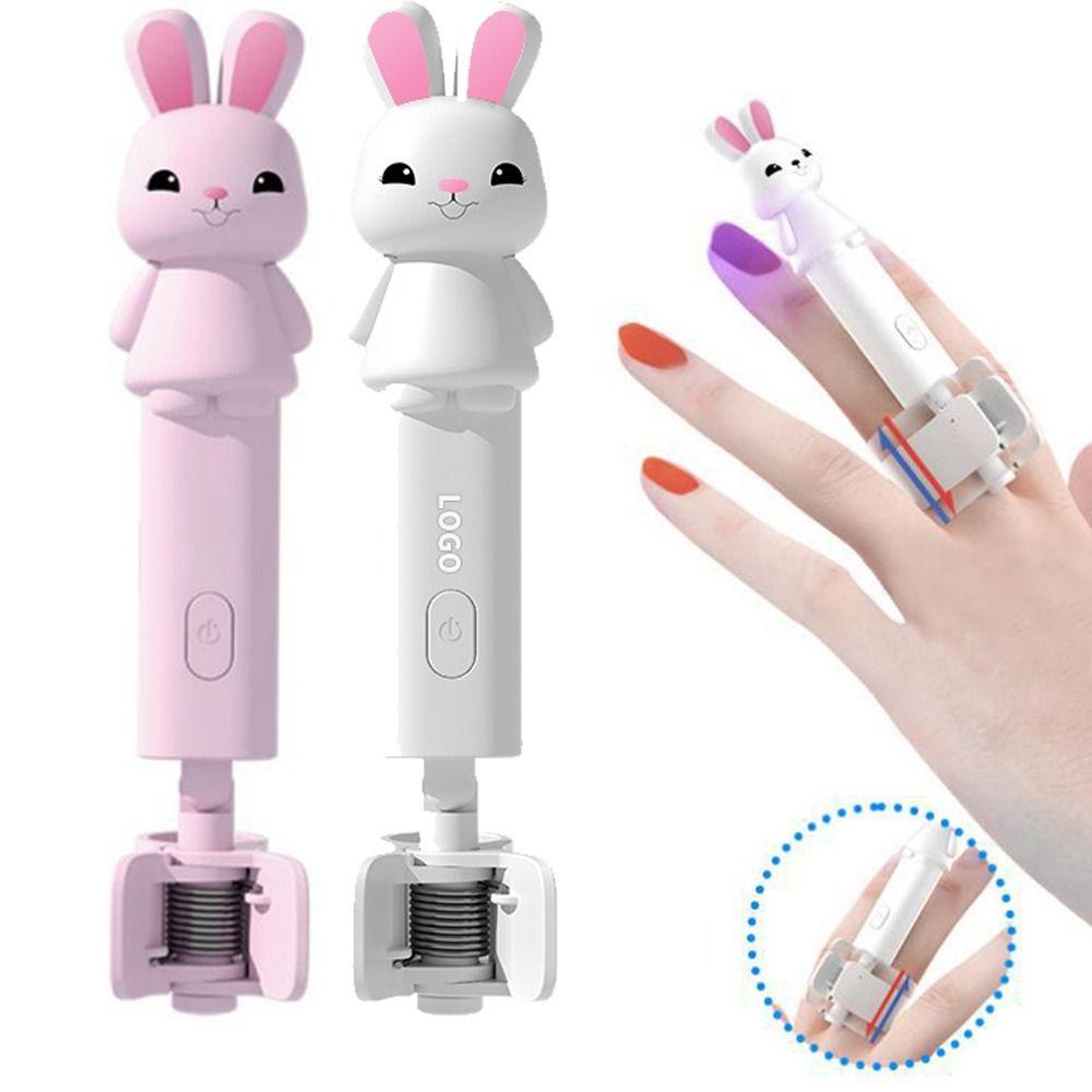 

Quick Drying Handheld UV LED Light Adjustable Nail Dryer Machine Portable Nail Dryer Lamp Home білий