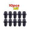 M4/M5/M6 Petal-shaped Rivet Nut Bolts Kits Expansion Metal Rivet Nuts Car License Plate Mounting Clamps and Fasteners
