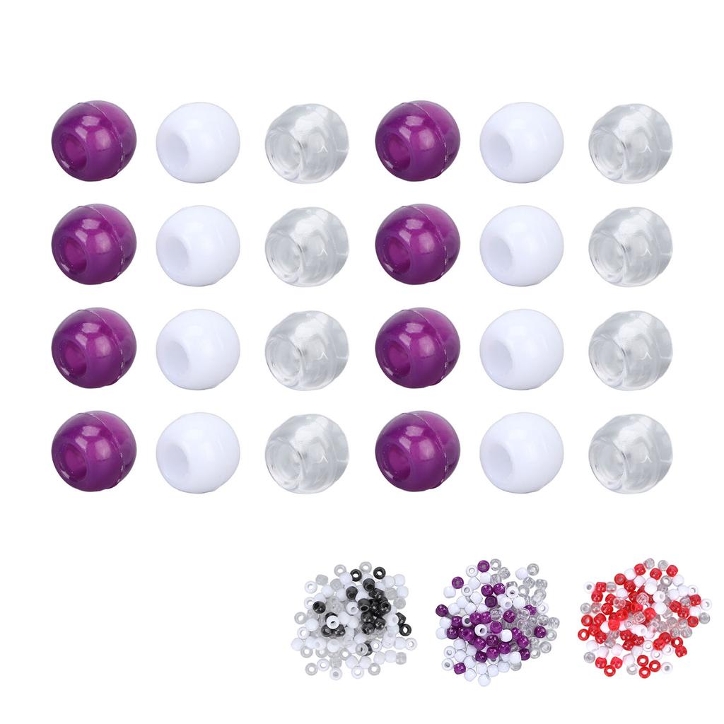 100pcs Hair Dreadlocks Beads Different Colors Hair Braiding Beads for Hair Beard Decoration Accessor