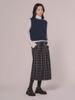 Mellotoli Check H-Line Skirt (2 Colors)